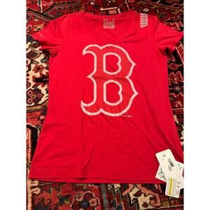 NWT Boston Red Sox W’s V-Neck Tee Size Large